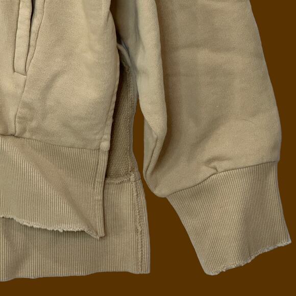 Sandrine Rose Desir Sweatshirt/Hoodie Very Oversized Tan/Brown Women Large NWT - Picture 5 of 11